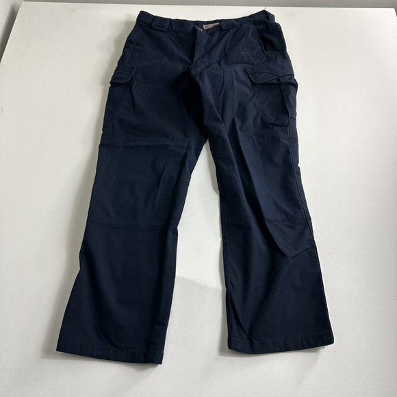 5.11 Tactical Mens Cargo Pants Ripstop Cotton Blend Blue Size 32x30 Workwear - Picture 1 of 9